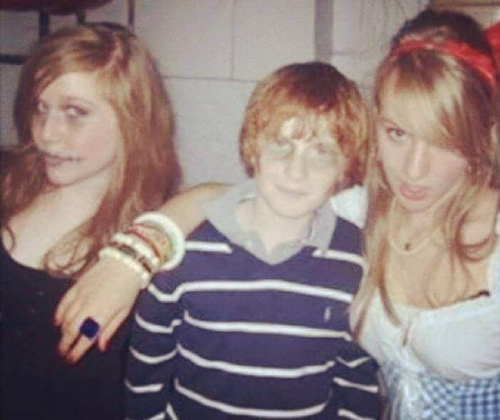 Freddie Popplewell with his sister, Lulu.